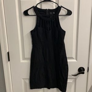 Black mini dress